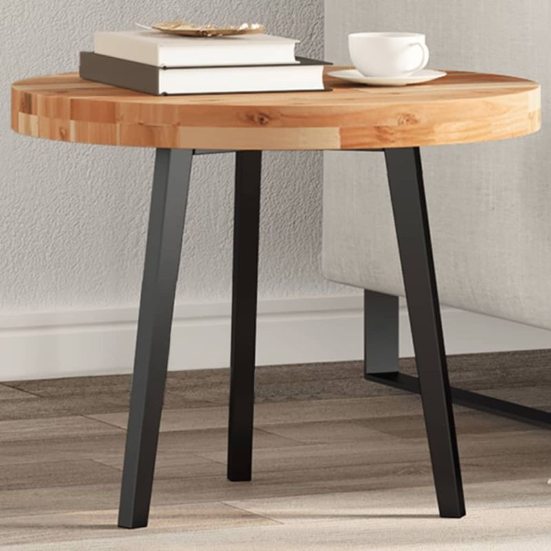 Casa si Gradina - Mobilier - Feronerie si accesorii mobila - Blat de masa rotund, diametru 50x4 cm, lemn masiv de acacia, finisat în ulei - Infinity.ro