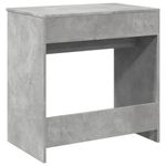 Casa si Gradina - Mobilier - Comode si corpuri - Masute de toaleta - Masa de toaleta cu oglinda, gri beton, 73x46,5x120 cm - Infinity.ro