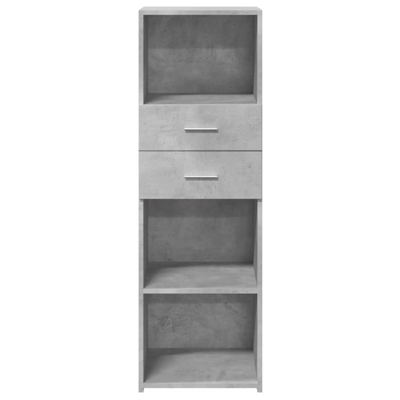 Casa si Gradina - Mobilier - Comode si corpuri - Corpuri bucatarie - Dulap inalt, gri beton, 40x42,5x124 cm, lemn prelucrat - Infinity.ro