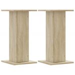 Casa si Gradina - Mobilier - Biblioteci si rafturi - Etajere - Suporturi de difuzoare 2 buc. sonoma 30x30x60 cm lemn prelucrat - Infinity.ro