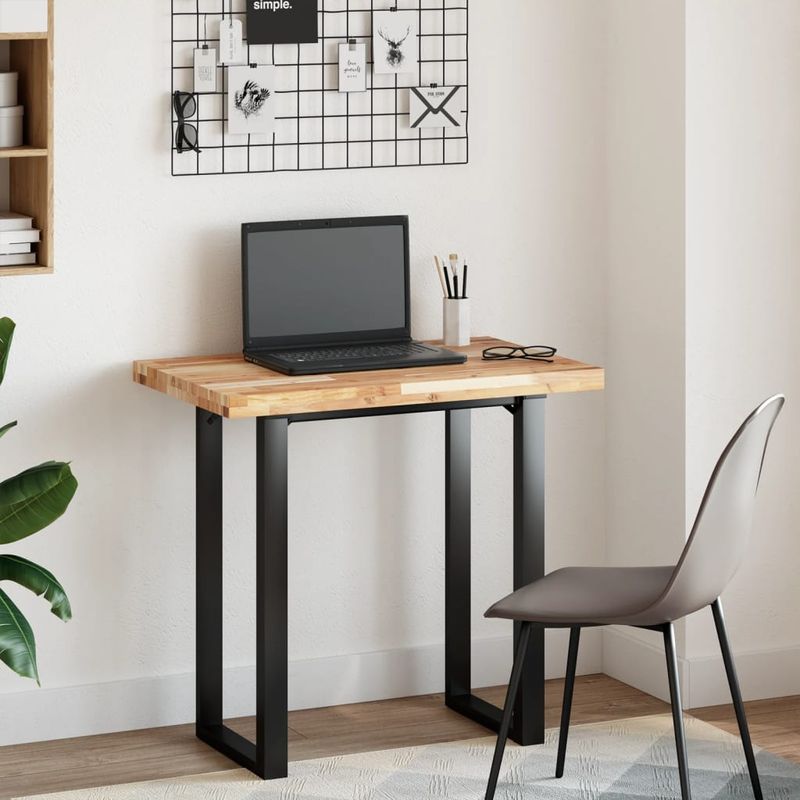 Casa si Gradina - Mobilier - Feronerie si accesorii mobila - Blat de birou netratat, 80x50x4 cm, lemn masiv de acacia - Infinity.ro