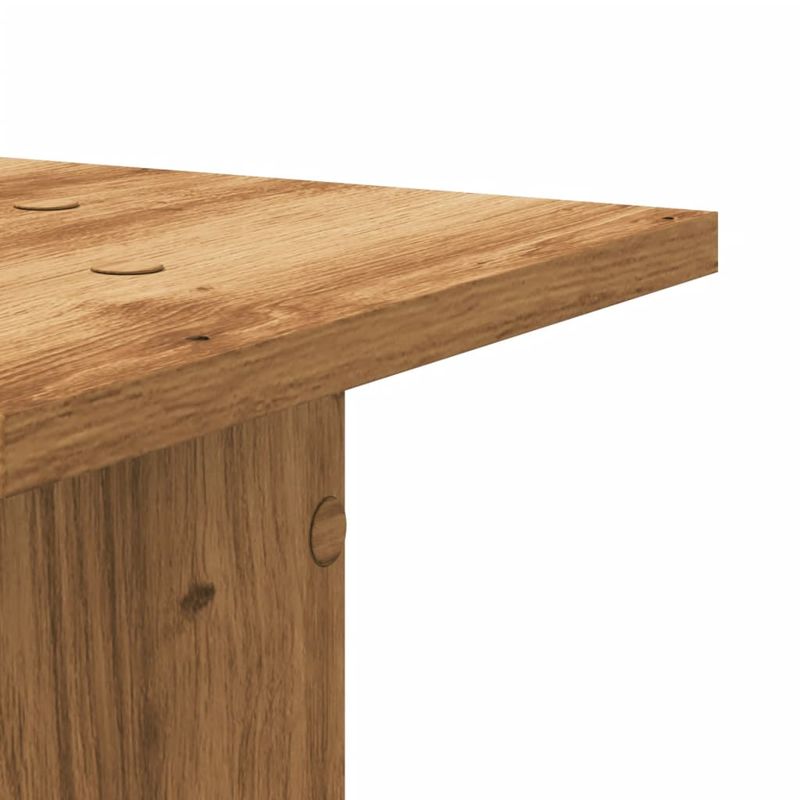 Casa si Gradina - Mobilier - Biblioteci si rafturi - Etajere - Suporturi difuzoare, 2 buc., stejar artizanal, 30x30x95cm, lemn - Infinity.ro