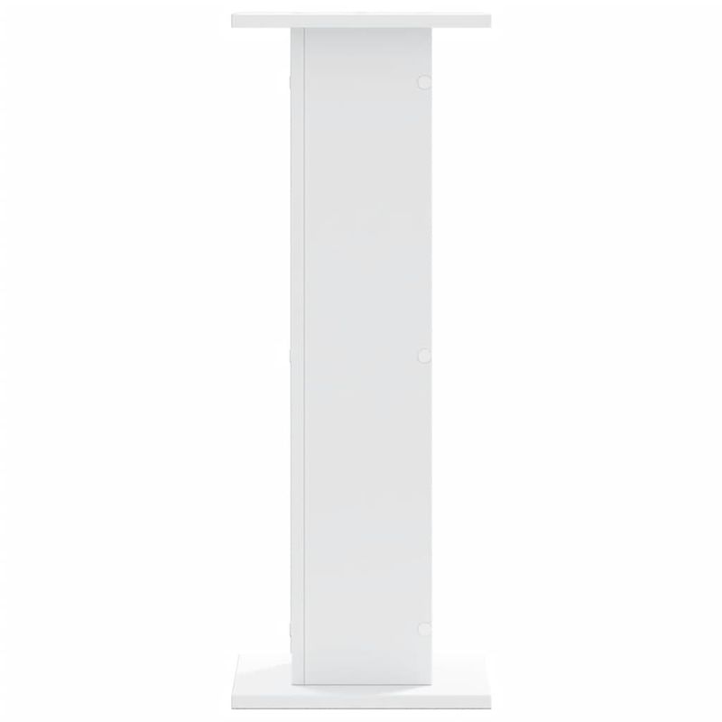 Casa si Gradina - Mobilier - Biblioteci si rafturi - Etajere - Suporturi difuzoare, 2 buc., alb, 30x30x80 cm, lemn prelucrat - Infinity.ro