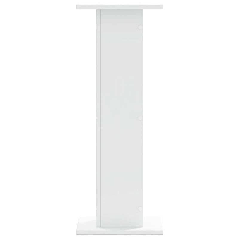 Casa si Gradina - Mobilier - Biblioteci si rafturi - Etajere - Suporturi difuzoare, 2 buc., alb, 30x30x80 cm, lemn prelucrat - Infinity.ro