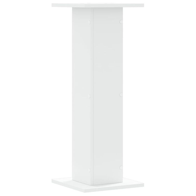 Casa si Gradina - Mobilier - Biblioteci si rafturi - Etajere - Suporturi difuzoare, 2 buc., alb, 30x30x80 cm, lemn prelucrat - Infinity.ro