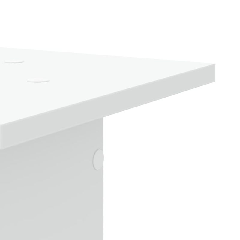 Casa si Gradina - Mobilier - Biblioteci si rafturi - Etajere - Suporturi difuzoare, 2 buc., alb, 30x30x80 cm, lemn prelucrat - Infinity.ro
