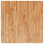 Casa si Gradina - Mobilier - Comode si corpuri - Masute de toaleta - Raft pentru lavoar montat pe perete, otel și lemn masiv stejar, maro deschis și negru, mărime 60x60x2.5 cm, model trapez - Infinity.ro