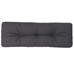 Casa si Gradina - Textile si covoare - Perne si pilote - Perne decorative - Perna de paleti, antracit, 120x40x12 cm, material textil - Infinity.ro