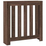 Casa si Gradina - Termice - Calorifere si accesorii - Accesorii calorifere - Masca pentru calorifer stejar maro 78x20x82 cm lemn prelucrat, design lamele verticale - Infinity.ro