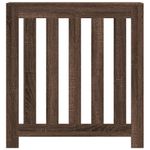 Casa si Gradina - Termice - Calorifere si accesorii - Accesorii calorifere - Masca pentru calorifer stejar maro 78x20x82 cm lemn prelucrat, design lamele verticale - Infinity.ro