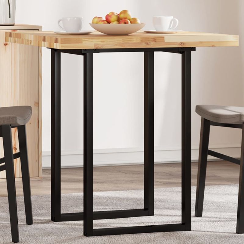 Casa si Gradina - Constructii - Lemn constructii - Placi lemn - Blat de masa patrat, 70x70x4 cm, lemn masiv de acacia, natural - Infinity.ro