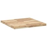 Casa si Gradina - Constructii - Lemn constructii - Placi lemn - Blat de masa patrat, 70x70x4 cm, lemn masiv de acacia, natural - Infinity.ro