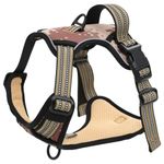 Petshop - Accesorii petshop - Jucarii animale - Ansambluri de joaca - Ham pentru caini cu plumb si guler, reglabil, camuflaj maro, XL - Infinity.ro