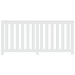 Casa si Gradina - Termice - Calorifere si accesorii - Accesorii calorifere - Masca pentru calorifer, alb, 175x20x82 cm, lemn prelucrat, design lamele verticale - Infinity.ro