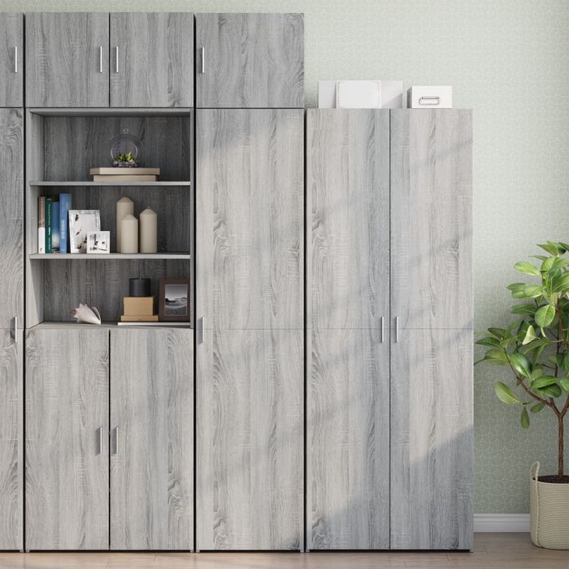 Casa si Gradina - Mobilier - Comode si corpuri - Comode - Dulap de perete, gri sonoma, 45x42,5x40 cm, lemn prelucrat - Infinity.ro