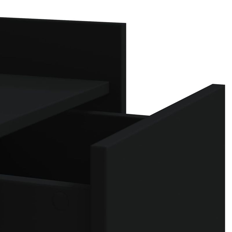 Casa si Gradina - Mobilier - Comode si corpuri - Noptiere - Noptiera, negru, 45x50x65 cm, lemn prelucrat - Infinity.ro
