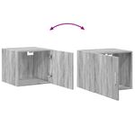 Casa si Gradina - Mobilier - Comode si corpuri - Comode - Dulap de perete, gri sonoma, 45x42,5x40 cm, lemn prelucrat - Infinity.ro