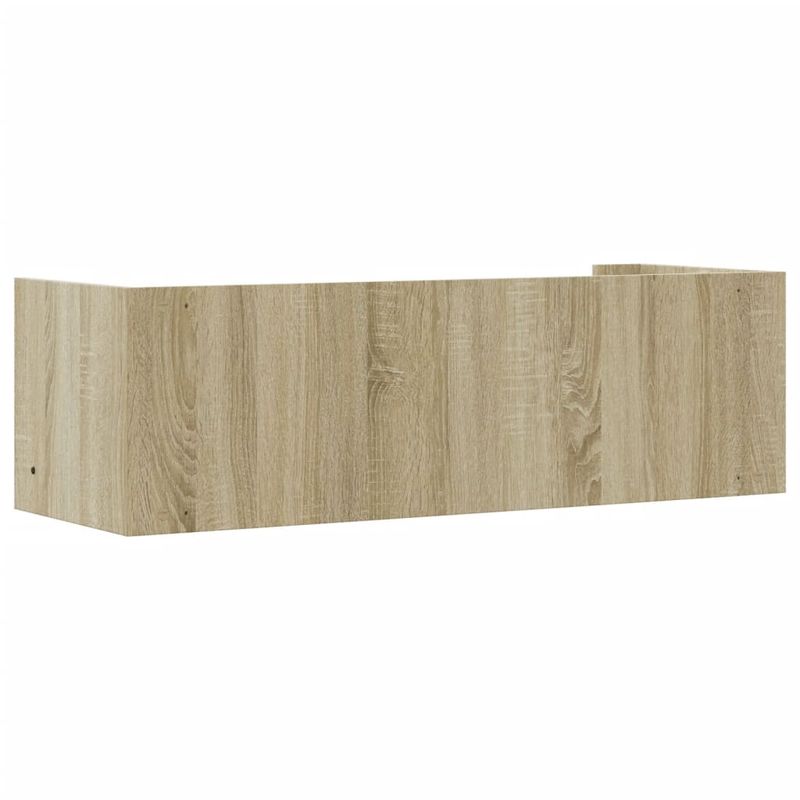 Casa si Gradina - Mobilier - Biblioteci si rafturi - Rafturi - Raft de perete, stejar sonoma, 100x35x30,5 cm, lemn prelucrat - Infinity.ro