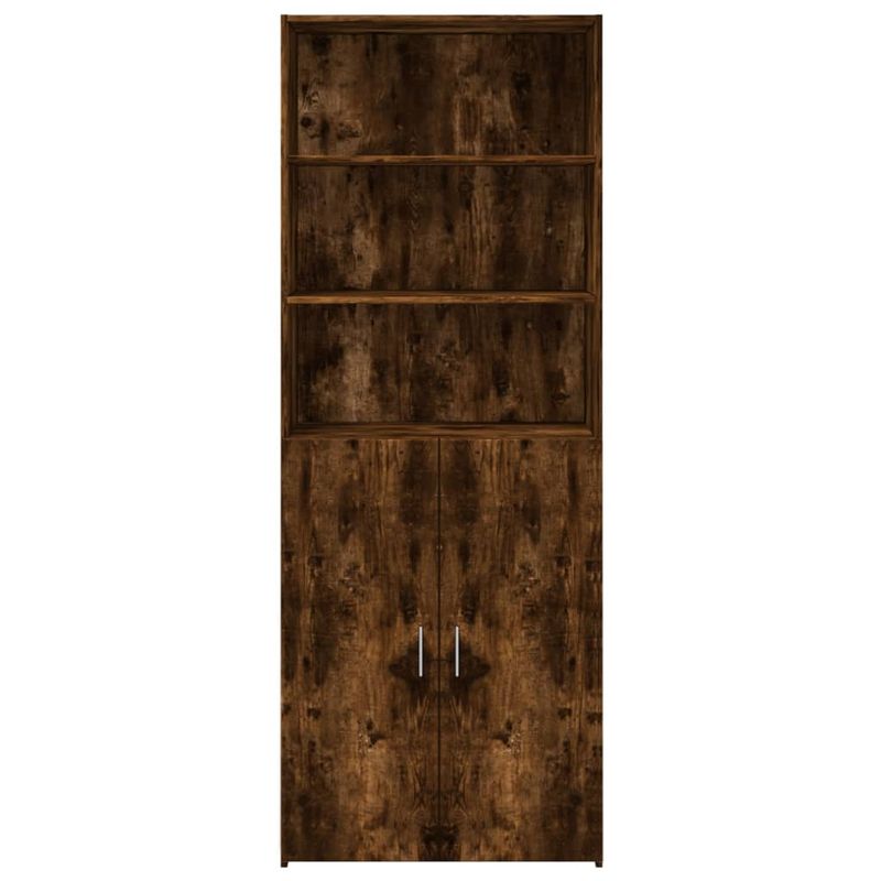 Casa si Gradina - Mobilier - Comode si corpuri - Corpuri bucatarie - Dulap inalt, stejar fumuriu, 70x42,5x185 cm, lemn prelucrat - Infinity.ro