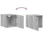 Casa si Gradina - Mobilier - Comode si corpuri - Comode - Dulap de perete, gri sonoma, 40x42,5x40 cm, lemn prelucrat - Infinity.ro
