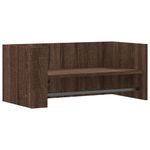 Casa si Gradina - Mobilier - Biblioteci si rafturi - Rafturi - Raft de perete, stejar maro, 70,5x35x30,5 cm, lemn prelucrat - Infinity.ro