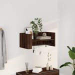 Casa si Gradina - Mobilier - Biblioteci si rafturi - Rafturi - Raft de perete, stejar maro, 70,5x35x30,5 cm, lemn prelucrat - Infinity.ro