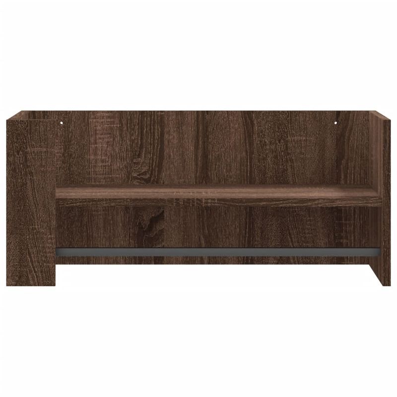 Casa si Gradina - Mobilier - Biblioteci si rafturi - Rafturi - Raft de perete, stejar maro, 70,5x35x30,5 cm, lemn prelucrat - Infinity.ro