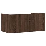 Casa si Gradina - Mobilier - Biblioteci si rafturi - Rafturi - Raft de perete, stejar maro, 70,5x35x30,5 cm, lemn prelucrat - Infinity.ro