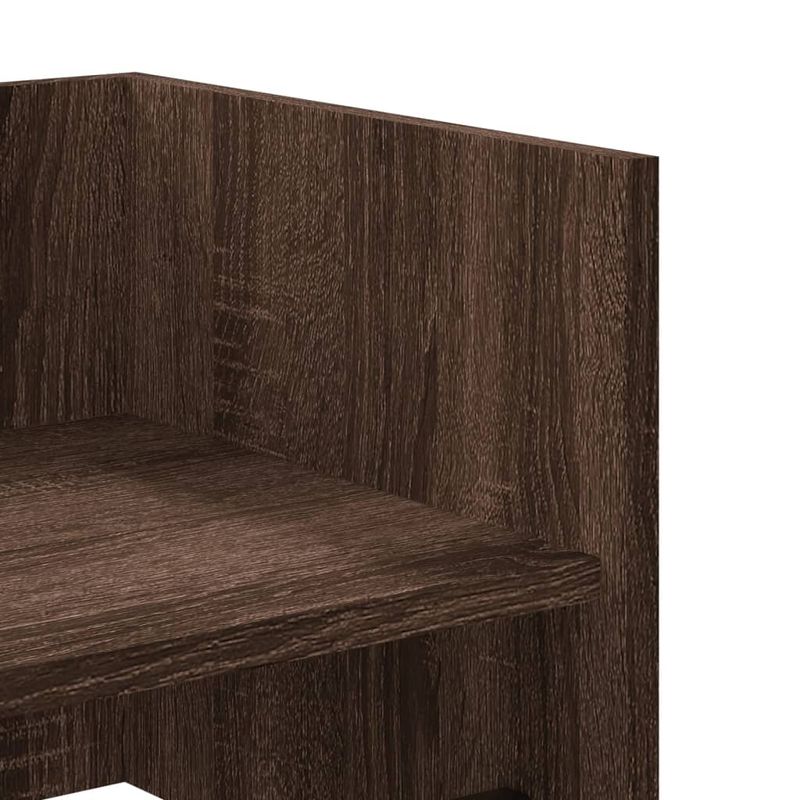 Casa si Gradina - Mobilier - Biblioteci si rafturi - Rafturi - Raft de perete, stejar maro, 70,5x35x30,5 cm, lemn prelucrat - Infinity.ro