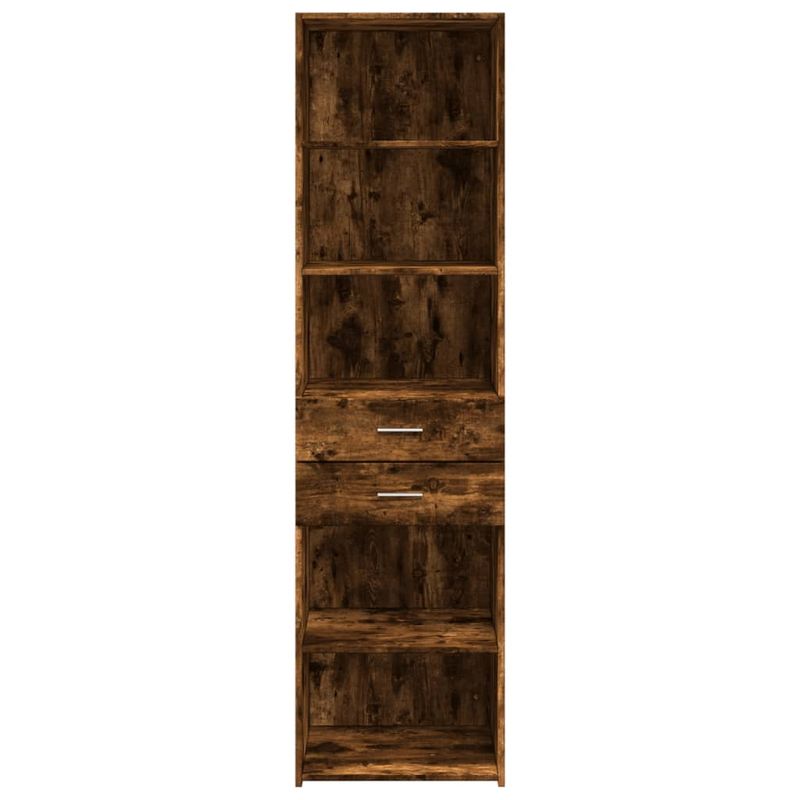 Casa si Gradina - Mobilier - Comode si corpuri - Corpuri bucatarie - Dulap inalt, stejar fumuriu, 50x42,5x185 cm, lemn prelucrat - Infinity.ro