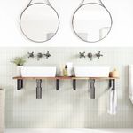 Casa si Gradina - Mobilier - Mobilier baie - Blaturi baie - Blat de baie finisaj cu ulei, 160x40x2 cm, lemn masiv de acacia - Infinity.ro