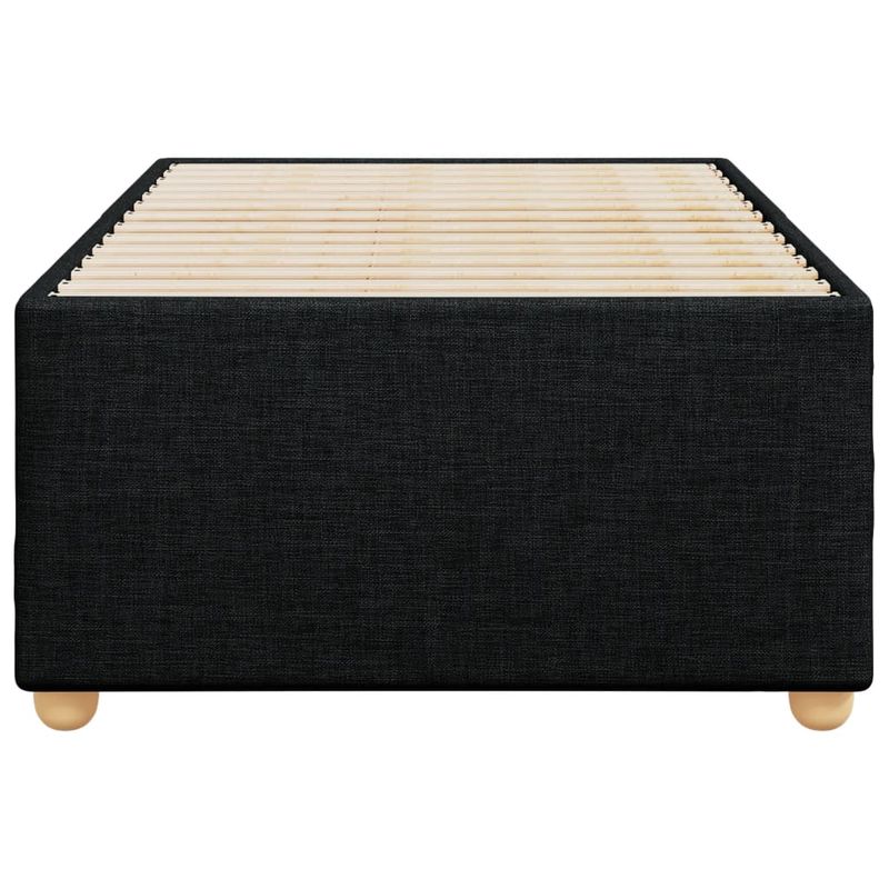 Casa si Gradina - Mobilier - Paturi si accesorii - Paturi - Cadru de pat, negru, 90 x 200 cm, material textil - Infinity.ro