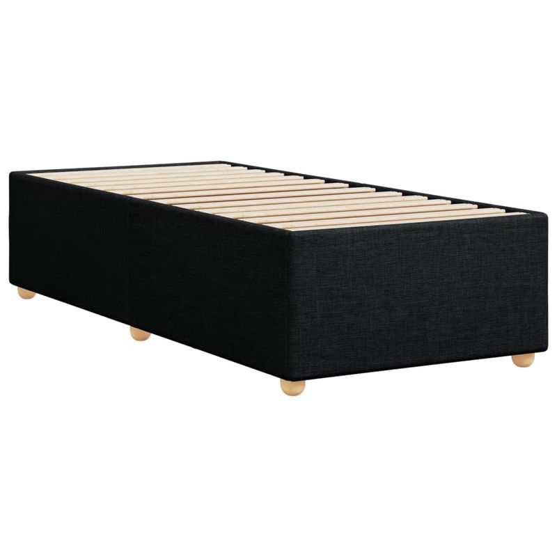 Casa si Gradina - Mobilier - Paturi si accesorii - Paturi - Cadru de pat, negru, 90 x 200 cm, material textil - Infinity.ro