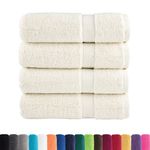 Casa si Gradina - Textile si covoare - Textile baie - Prosoape - Prosoape de dus premium 4 buc. 70x140 cm 600 gsm 100% bumbac, crem - Infinity.ro
