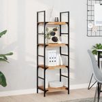 Casa si Gradina - Mobilier - Biblioteci si rafturi - Rafturi - Rafturi suspendate 4 buc. 60x30x4 cm lemn masiv acacia netratat - Infinity.ro