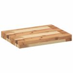 Casa si Gradina - Mobilier - Biblioteci si rafturi - Rafturi - Rafturi suspendate 4 buc. 60x30x4 cm lemn masiv acacia netratat - Infinity.ro