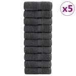Casa si Gradina - Textile si covoare - Textile baie - Prosoape - Prosoape premium 50 buc Antracit 30x30cm 600gsm 100% bumbac - Infinity.ro