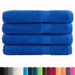 Casa si Gradina - Textile si covoare - Textile baie - Prosoape - Prosoape premium 4 buc albastru 100x200cm 600gsm 100% bumbac - Infinity.ro