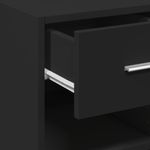 Casa si Gradina - Mobilier - Comode si corpuri - Comode - Dulap, negru, 40x42,5x93 cm, lemn prelucrat - Infinity.ro