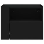 Casa si Gradina - Mobilier - Comode si corpuri - Noptiere - Noptiera de perete, negru, 45x30x35 cm - Infinity.ro