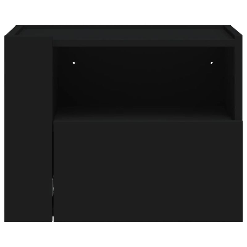 Casa si Gradina - Mobilier - Comode si corpuri - Noptiere - Noptiera de perete, negru, 45x30x35 cm - Infinity.ro