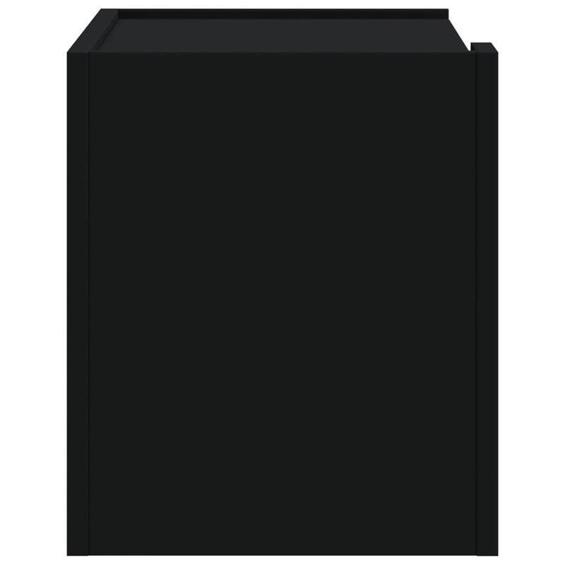 Casa si Gradina - Mobilier - Comode si corpuri - Noptiere - Noptiera de perete, negru, 45x30x35 cm - Infinity.ro