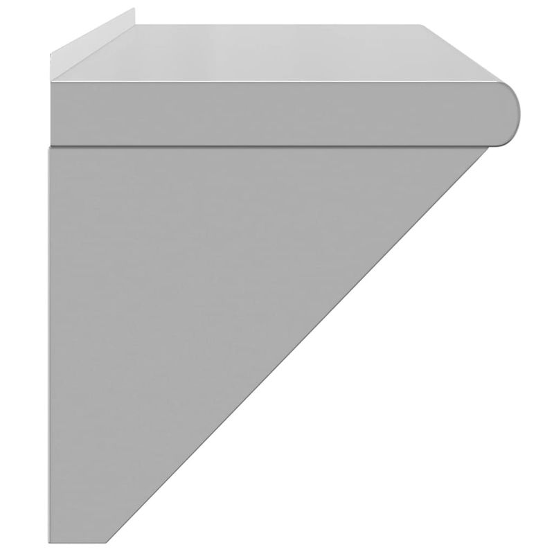 Casa si Gradina - Mobilier - Biblioteci si rafturi - Rafturi - Raft de perete, 100x30x31 cm, argintiu, otel inoxidabil - Infinity.ro