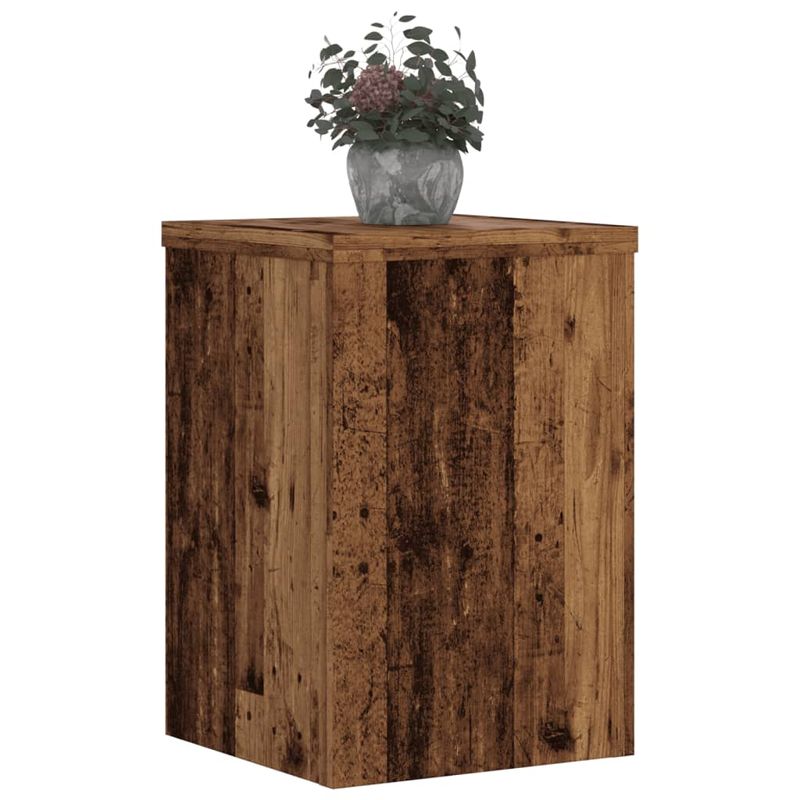 Casa si Gradina - Gradinarit si plante - Plante si ghivece - Ghivece si suporturi - Suporturi de plante 2 buc. lemn vechi 20x20x30cm lemn prelucrat - Infinity.ro