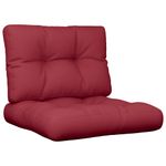 Casa si Gradina - Gradina si terasa - Mobilier exterior - Perne decorative exterior - Perne de paleti, 2 buc., rosu vin, material textil - Infinity.ro