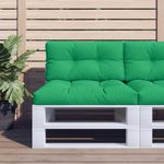 Casa si Gradina - Gradina si terasa - Mobilier exterior - Perne decorative exterior - Perna de paleti, verde, 70x40x12 cm, material textil - Infinity.ro