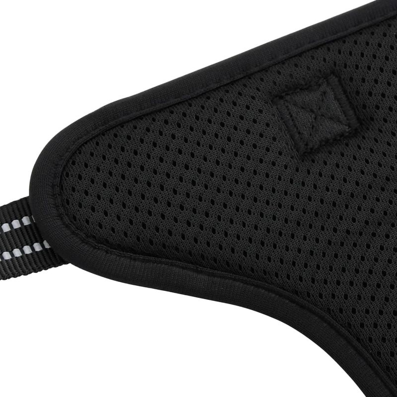 Petshop - Accesorii petshop - Jucarii animale - Ansambluri de joaca - Ham pentru caini cu plumb si guler, reglabil, negru, M - Infinity.ro