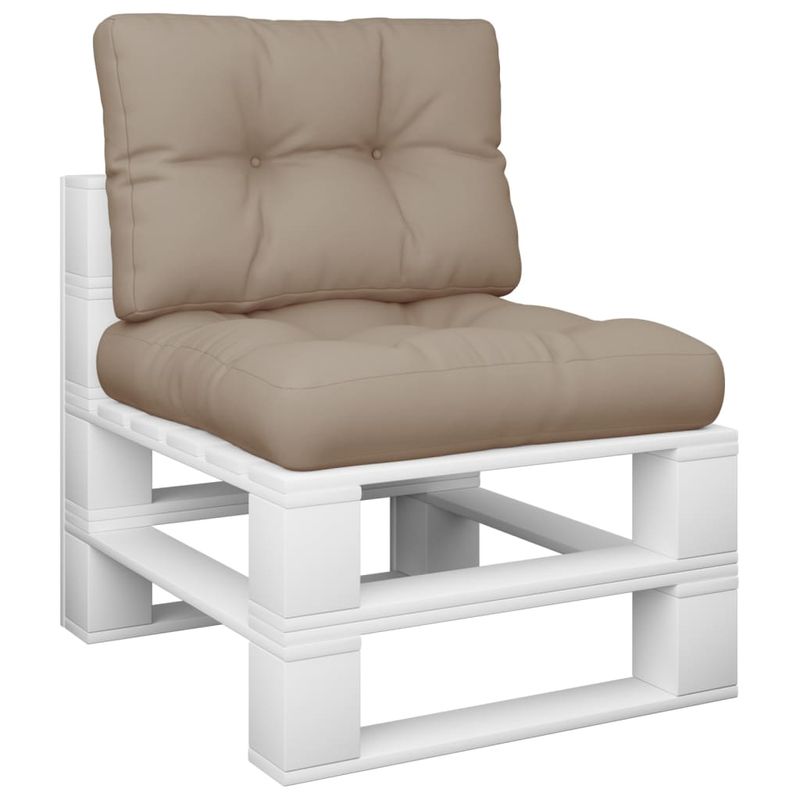 Casa si Gradina - Gradina si terasa - Mobilier exterior - Perne decorative exterior - Perne de paleti, 2 buc., gri taupe, material textil - Infinity.ro