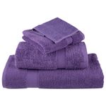 Casa si Gradina - Textile si covoare - Textile baie - Prosoape - Prosoape oaspeti premium 2buc violet 30x50cm 600gsm 100% bumbac - Infinity.ro