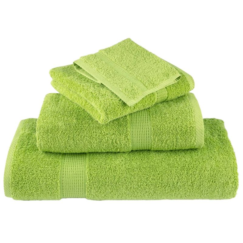 Casa si Gradina - Textile si covoare - Textile baie - Prosoape - Prosoape premium 10 buc. 100x200 cm 600 gsm 100% bumbac, verde măr - Infinity.ro